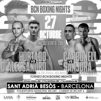 Evento BCN Boxing Nights regresa a Sant Adrià Del Besòs