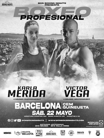 Evento El regreso de Victor Vega y el debut profesional de Karla Merida