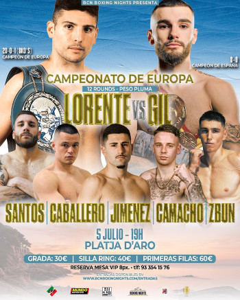 Evento Lorente-Gil, Campeonato de Europa EBU