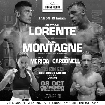 Evento Lorente-Montagne, Karla Mérida y Eric Carbonell protagonistas.